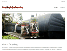 Tablet Screenshot of campdogcajunseasoning.com